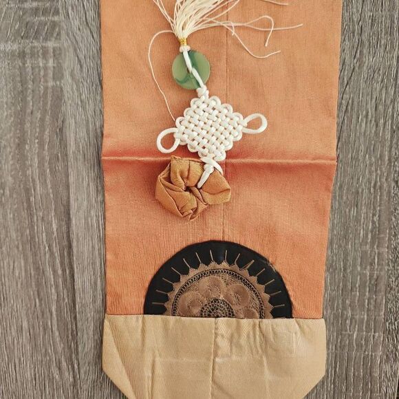 Chinese bags Metallic orange bronze and green NWT - Picture 1 of 5